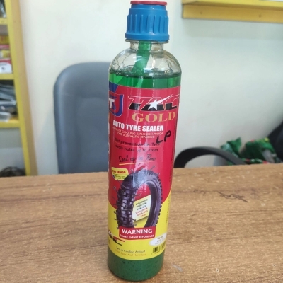 Picture of Auto Tire Sealer Gel For Bike And Car- 500 Ml (1Pcs) Black