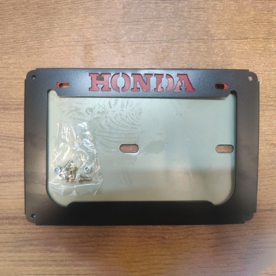 Picture of Honda Digital Number Plate Cover Metal Gold