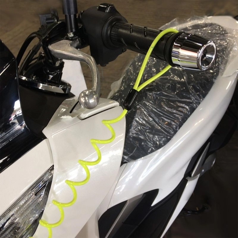 Picture of Disc Lock With Reminder Cable - Secure Your Bike With This Anti-Theft Device And Never Forget To Remove It Neon Pink