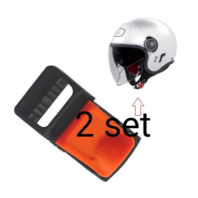 Picture of Helmet Lock Speed ​​Clip Buckle Chin Strap 2 Set Quick Release Buckle  Black