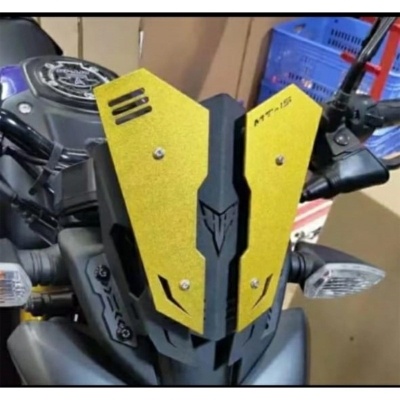 Picture of Motorcycles Windscreen Windshield For Yamaha Mt-15 Mt 15 Mt15 2019-2020 Aluminum Alloy Screen Accessories 