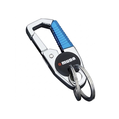 Picture of Omuda Keychain Omuda Brand Stainless Steel Car Key Ring -Blue Blue