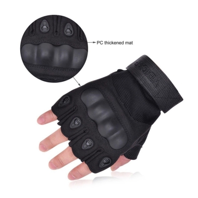 Picture of Half Finger Gloves For Bike Riding/Gym Use/Cycling (Size-L) Multicolor