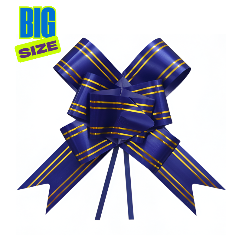 Pull Flower Ribbon Bow – Perfect for Present Boxes, Party, Anniversary & Festival Gift Wrapping (Pack of 10 Pcs)