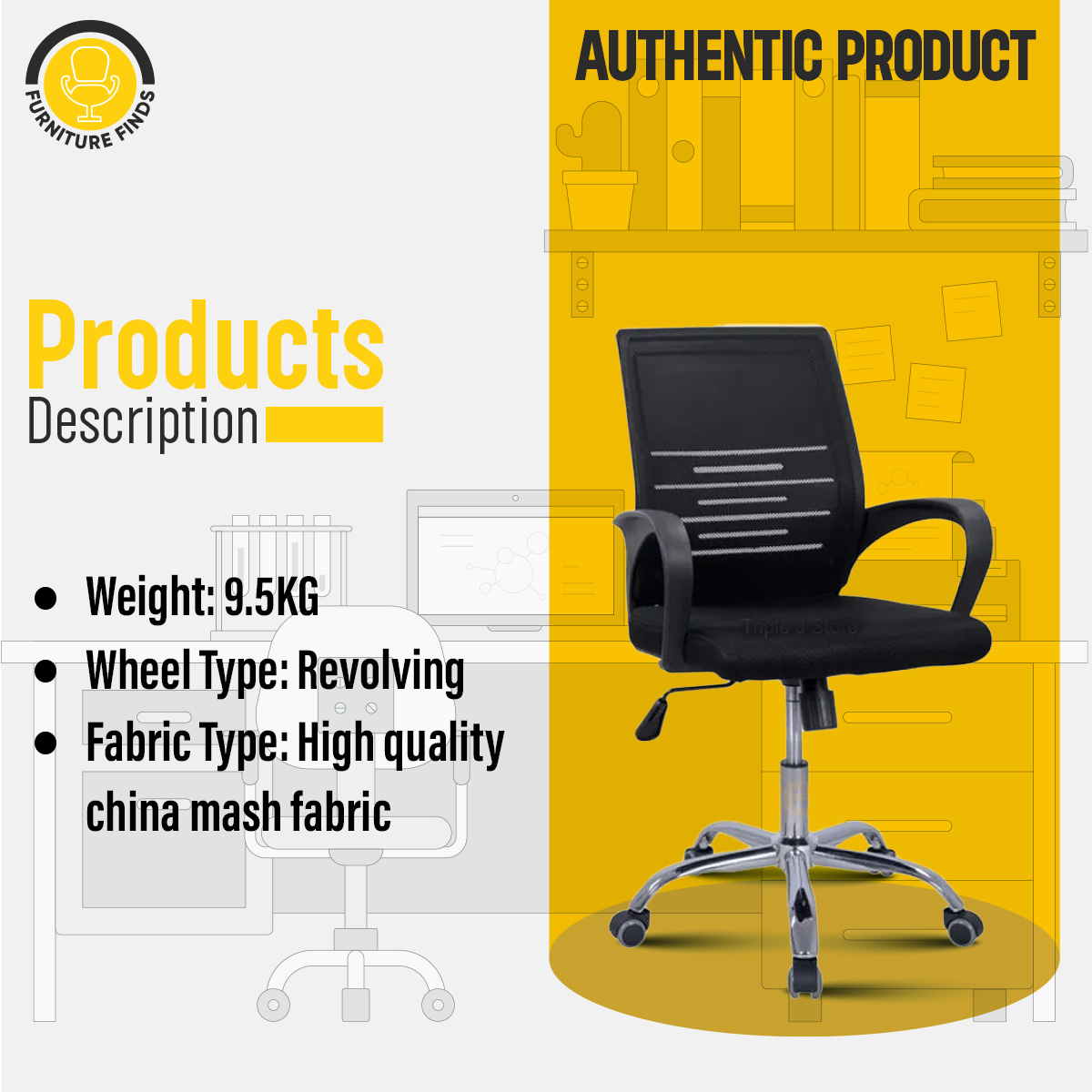 Picture of FF-EC-04ss (7k Black) Smart Executive Chair