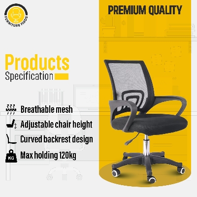 Picture of FF-EC-01p Multicolor Executive Chair (Black)