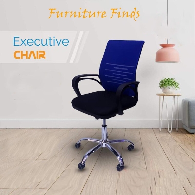 Picture of FF-EC-04ss Blue Smart Executive Chair
