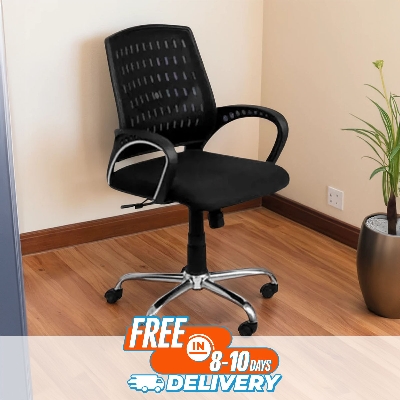 Picture of FF-EC-03ss Smart Office Executive Chair (best Back Support Chair ) Dim-Mesh (Black)
