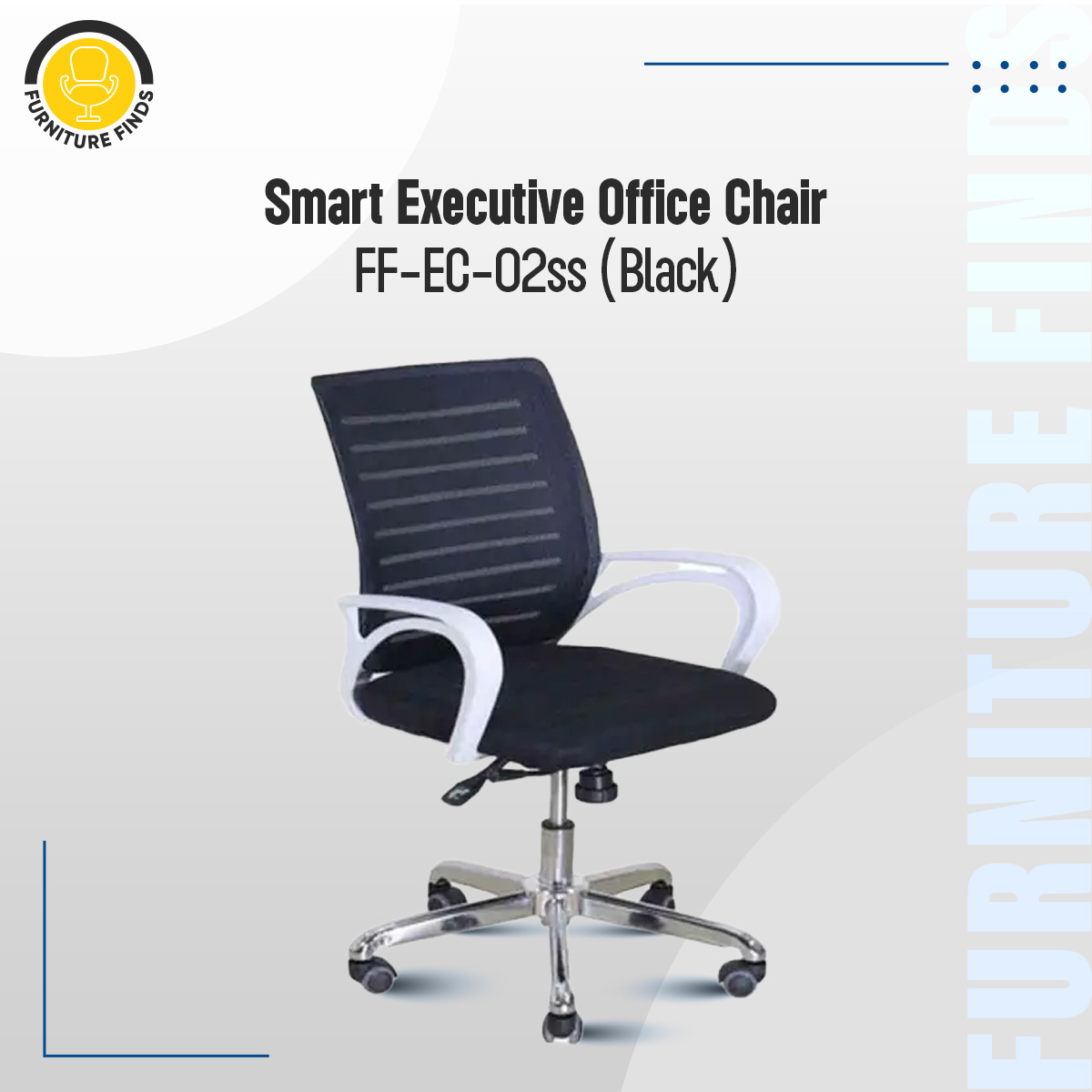 Picture of Smart Office  Revolving Chair FF-EC-02ss Executive Chair (9K) White