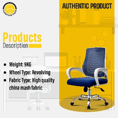 Picture of FF-EC-07 (V-Mesh)  smart office Executive Chair (White & Blue)