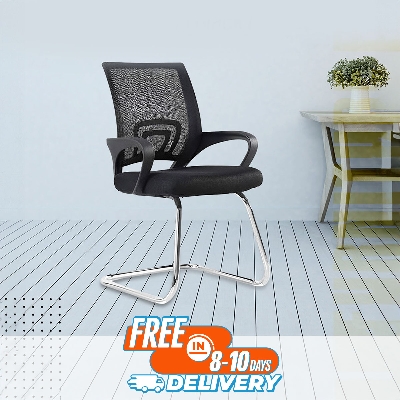 Picture of Office visitor Chair FF-VC-01 Black (Chaina Mesh)