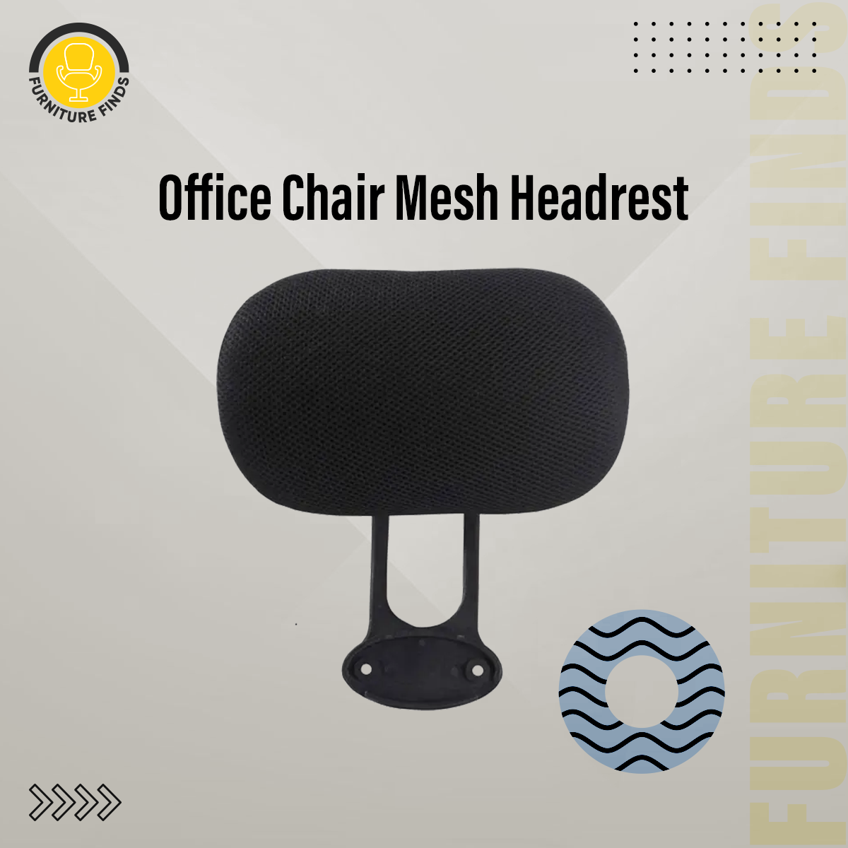 Picture of Office Chair Mesh Headrest