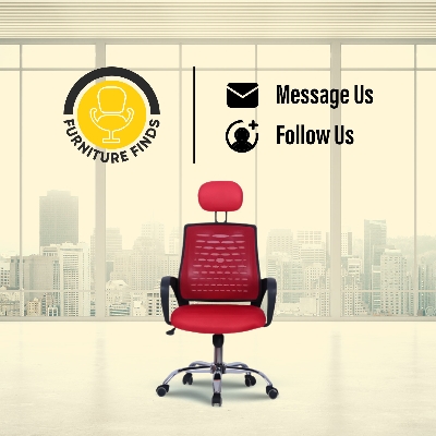 Picture of FF-EC-05ss Executive chair with headrest (Red)