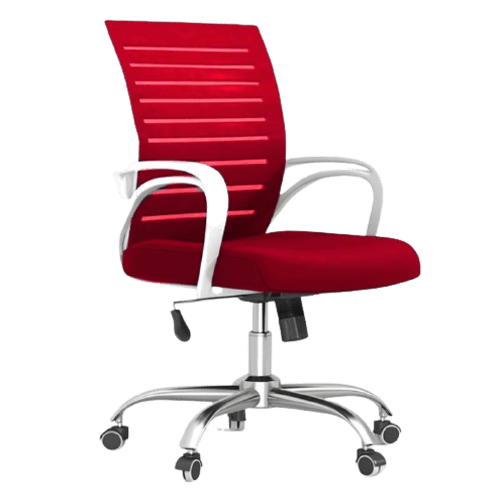 Picture of FF-EC-02ss Executive Chair White&Red
