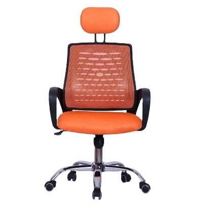 Picture of FF-EC-06ss ( Goal full Mesh Orange) Ergonomic chair with headrest