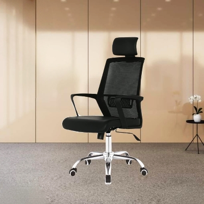 Picture of Smart Office Executive Chair with Headrest FF-EC-15ss Black Colour (38 Model)
