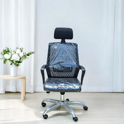 Picture of Smart Office Executive Chair with Headrest FF-EC-15ss Black Colour (38 Model)