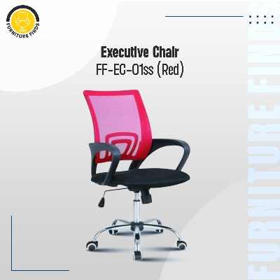 Picture of Executive chair FF-Ec-01ss Red and Black For Smart Office