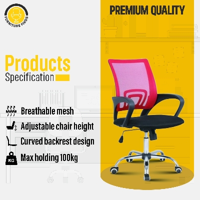 Picture of Executive chair FF-Ec-01ss Red and Black For Smart Office