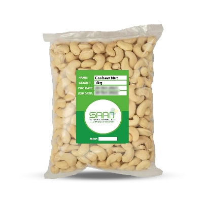 Picture of Premium Halal Cashew Nuts 1kg Bag - Natural, Cholesterol Free Snack