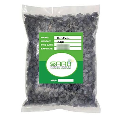 Picture of Black Raisins Dried Fruit - 250gm