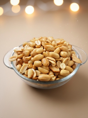 Picture of Roasted Thai Peanuts Premium Big Size Vaja Badam - 500gm Jar