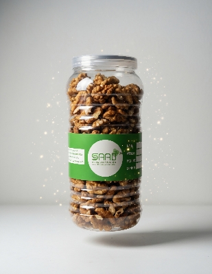 Picture of Premium Natural Walnuts 500gm Jar - Healthier Choice, Cholesterol-Free, Organic