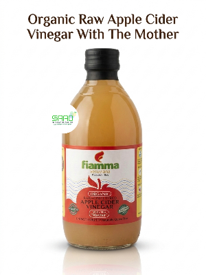 Picture of Organic Raw Apple cider vinegar with the mother fiamma (Italy) - 500ml