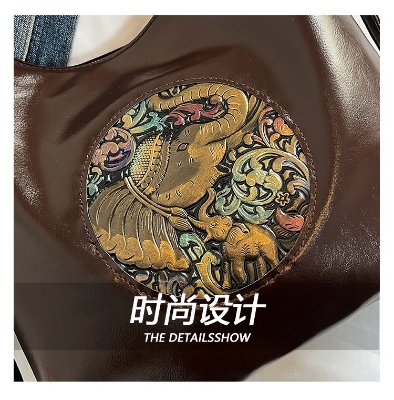 Picture of New Style Large-Capacity Shoulder Bag - brown
