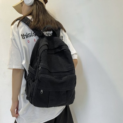 Picture of Unisex Canvas Laptop Rucksack – Stylish and Durable