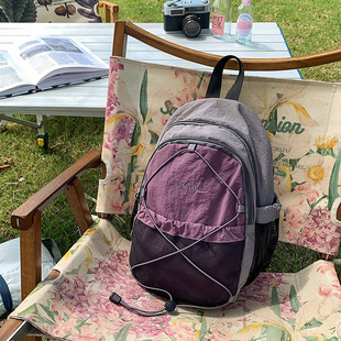 Picture of 2.Personalized Crossbody Bag Sports Hiking And Mountaineering Bag Multi Functional And Versatile Chest Bag - purple
