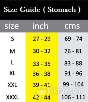 Picture of Sweat Slim Belt - Black and Yellow (Black)