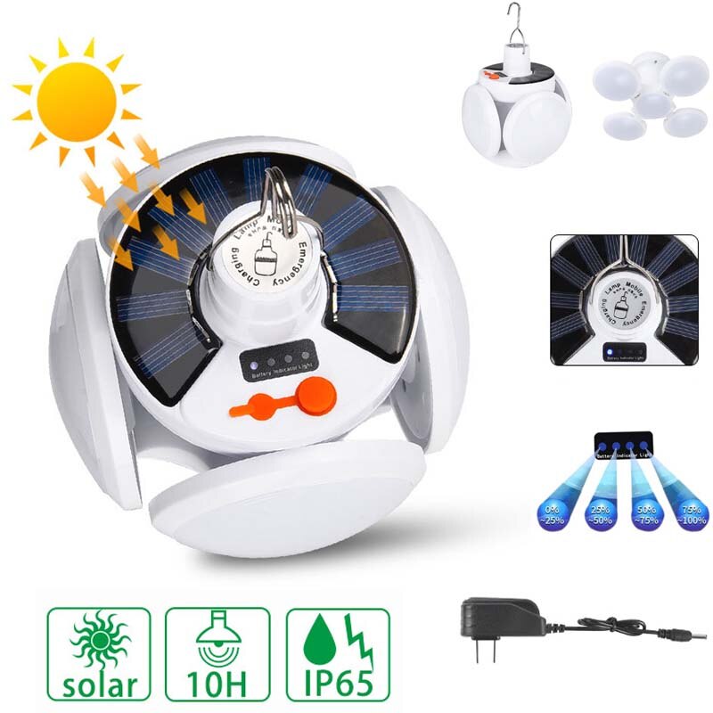 Picture of Rechargeable Outdoor Waterproof Emergency Solar Light (White)