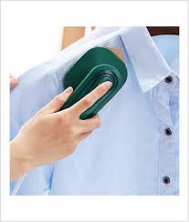 Picture of Mini Iron Professional Micro Steam Convenient Handheld Household Iron Portable Wet Dry Ironing (Green)