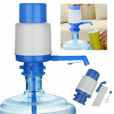 Picture of Hand Press Manual Pump Dispenser For Bottle Drinking Water (Blue)