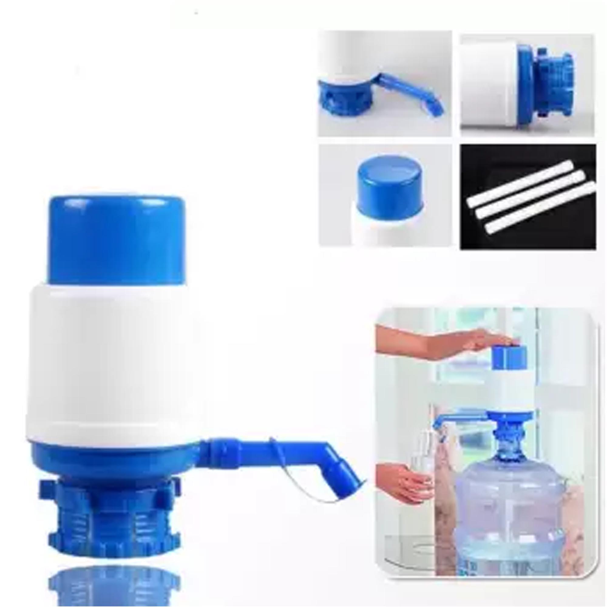 Picture of Hand Press Manual Pump Dispenser For Bottle Drinking Water (Blue)