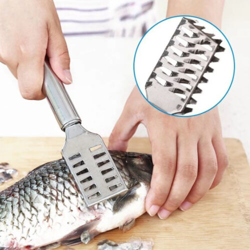 Picture of Stainless Steel Fish Scale Cleaner - Silver 