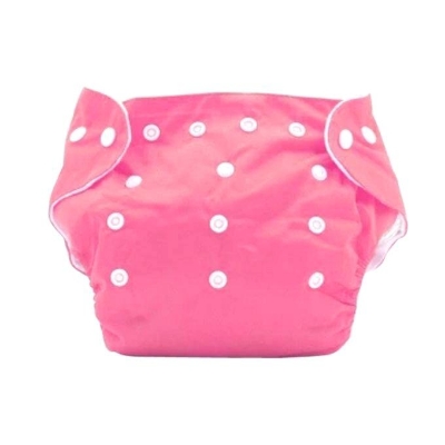 Picture of Washable Reusable Baby Clothes Diapers - (3kg to 15kg) - (1 Pieces With Diapers, 1 Diaper Nappies) - china (Pink,Not Specified)