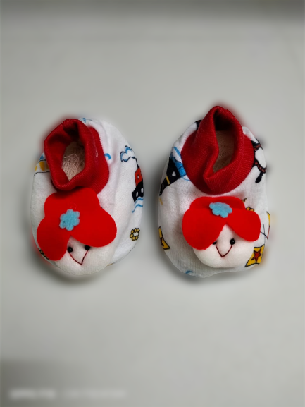 Picture of Baby Cotton shoe 0-7 months(Thailand) Paste (Red,3-12 months)
