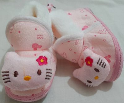 Picture of Soft Cotton winter Shoes for new born baby (0 to 12 month) (Multicolor,0-6 months)