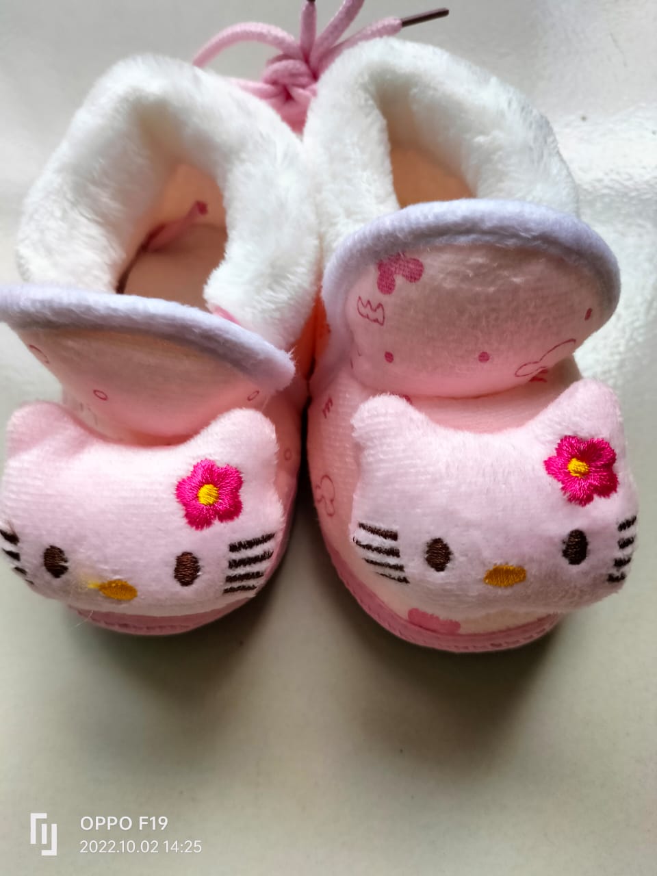 Picture of Baby Shoes Winter Velvet Warm Soft Infant Toddler Flats Newborn Walks Lacing Shoes Flats,Soft Sole Crib Shoes, Anti-slip Prewalker Solid Color Shoes (Pink,6-12 months)