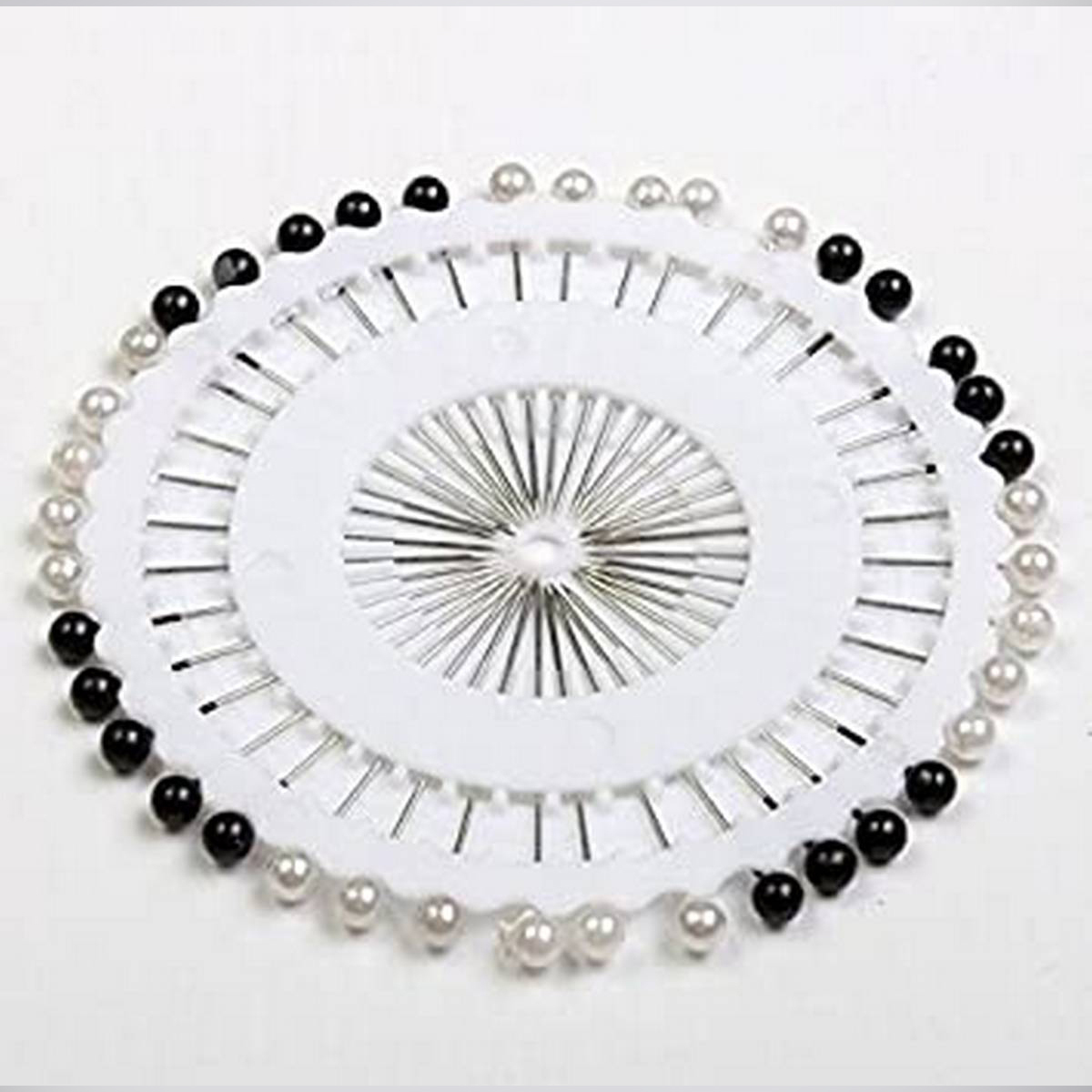 Picture of Black and White Hijab Pin/Brooches for Women 40 Pieces (Multicolor)