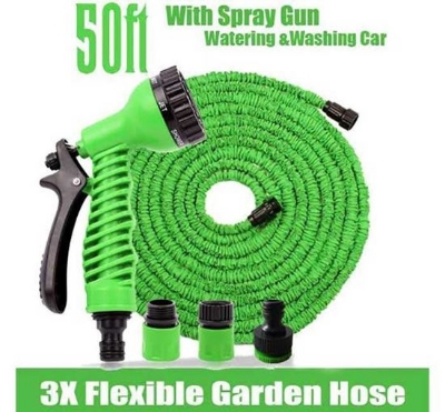Picture of Magic Hose Pipe for Bike/Motorcycle, Car Wash, Garden 50 Feet/15 Meter Super Strong Garden Hose (Multicolor)