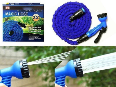 Picture of Magic Hose Pipe for Bike/Motorcycle, Car Wash, Garden 50 Feet/15 Meter Super Strong Garden Hose (Multicolor)