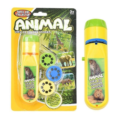 Picture of Kids Rotatable Cartoon & Animal Style LED Projector Baby Sleep Light (Multicolor)