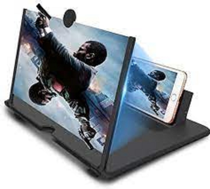Picture of 3D Glass Magnifier Mobile Accessories Mobile Phone Screen Amplifier Foldable 3D Glass For Android Phone Screen Magnifier (Multicolor)