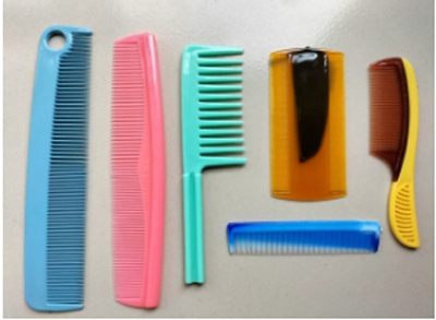 Picture of 6 Pis Hair Combo Set / All Size Hair Comb / Stylish Plastic Chiruni / Chironi / Plastic Hair Comb / Chiruni (Multi Colour) (Multicolor,Hair)