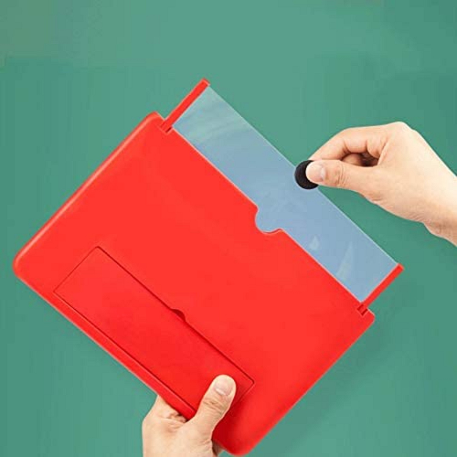 Picture of 3D Glass Magnifier Mobile Accessories Mobile Phone Screen Amplifier Foldable 3D Glass For Android Phone Screen Magnifier (Multicolor)