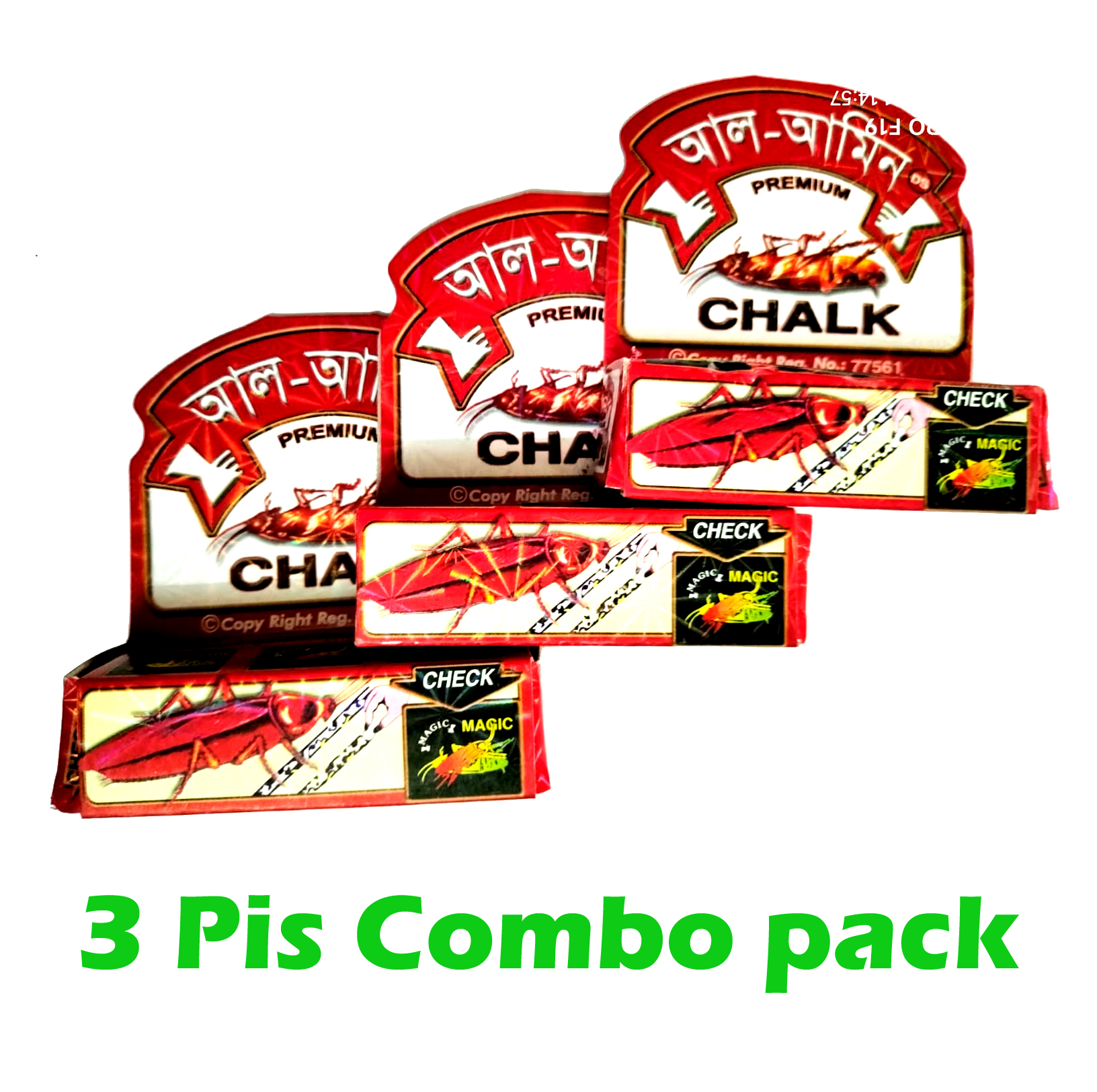 Picture of Magic Insect Chalk 3 pis combo pack 