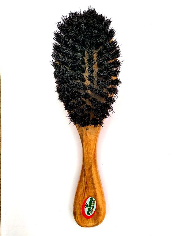 Picture of Coat Blazer Brush/ Duster for Office & Home Use, Wooden handle & Soft Black Hair Fluff (Black)